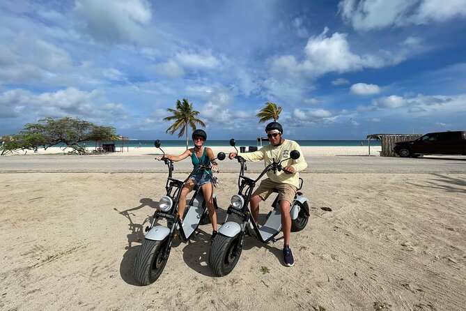 1/2 Day (4 hour) Electric Scooter Rental in Aruba - The Eurowheelz Ride Feel: Comfort, Quiet, and Real Practicality