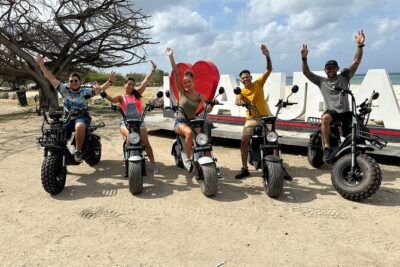 1/2 Day (4 hour) Electric Scooter Rental in Aruba - Meeting at Tanki Flip 14c: Getting Started Without Losing Time