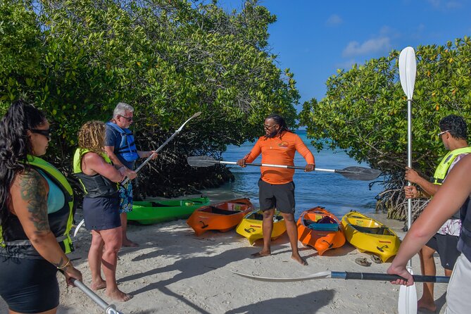 Adventurous Clear Kayak And Snorkeling Tour At Mangel Halto - Guides and group size: When the trip feels personal
