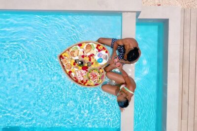 Aruba Floating Breakfast FREE Drone Videos, Champagne & Mimosas - Pool Day or Beach Day in Noord: Pick the Mood