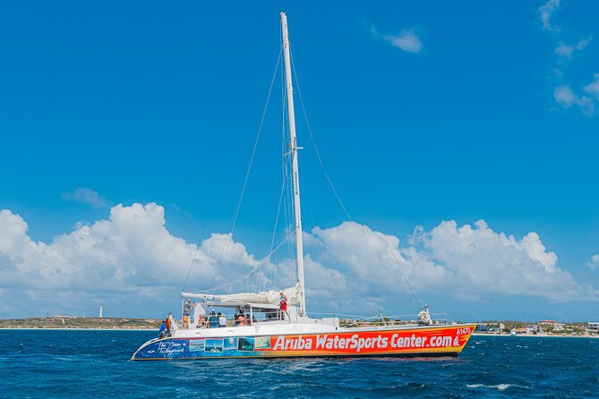 Aruba Sunset Sail - The Arusun Catamaran - Meeting at Aruba Watersports Center before the 5:00 pm sail