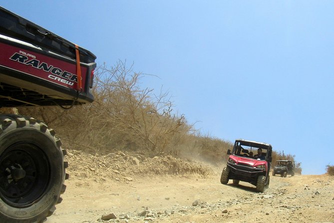 Aruba UTV Adventure - Bushiribana Ruins and the Cave Pool Cliff-Jumping Setup