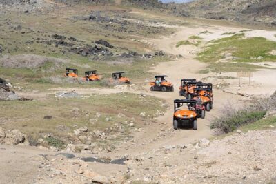 Aruba UTV Tour with Natural Cave Pool and Cliff Jumping - Route highlights: from Philip’s to black sand and bridges