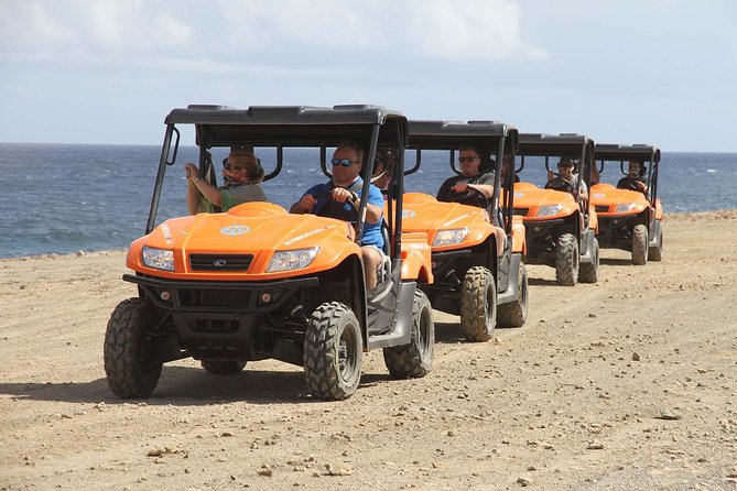 Aruba UTV Tour with Natural Cave Pool and Cliff Jumping - The later stops: Tripod Bridge, black sand, Andicuri, and Ayo rocks