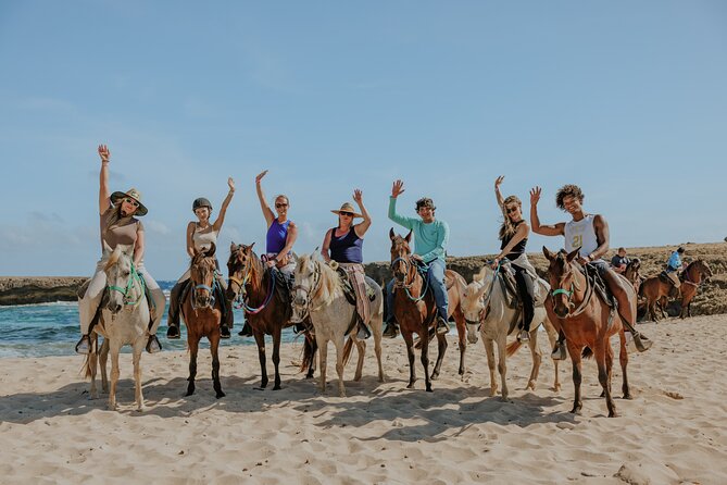 Aruba's Northern Coast Horseback Adventure - The first stretch in Matividiri: instruction, desert riding, and first views
