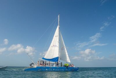Dolphin Catamaran Snorkel and Sail with Open Bar - The day on the water: sail, snorkel, snack, repeat