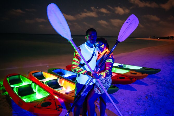 Glow Through the Night with LED Kayak Adventure in Aruba - From Surfside Beach Bar to the Waterline: How the 1.5 Hours Feel