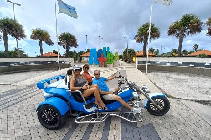 Guided Trikes Tour Around Aruba Island - Lighthouse Point: quick ocean views with a climb option