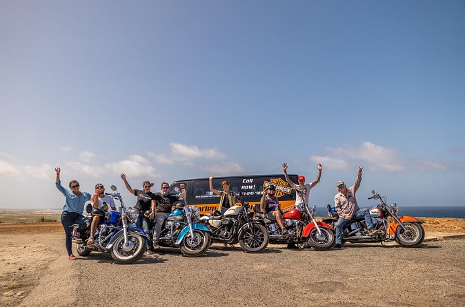 Harley-Davidson Guided Island Tours - Stop-by-stop Aruba: from downtown sea views to Mangel Halto cliffs