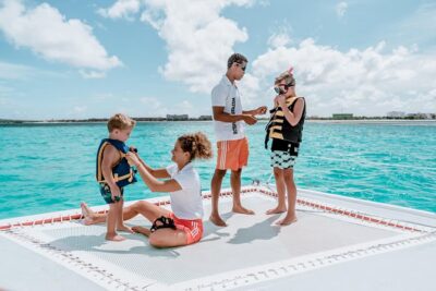 Premium Catamaran Morning Sail: Snorkeling, Mimosas and Brunch - WWII Antilla shipwreck snorkeling: the “wow” first stop