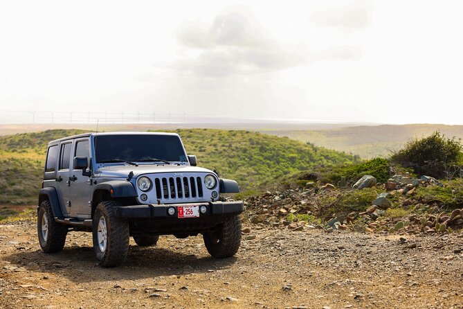 Private and Customized Aruba 4X4 Jeep Adventure - Pickup, Hours, and the Caya Soeur Meletia Start Line