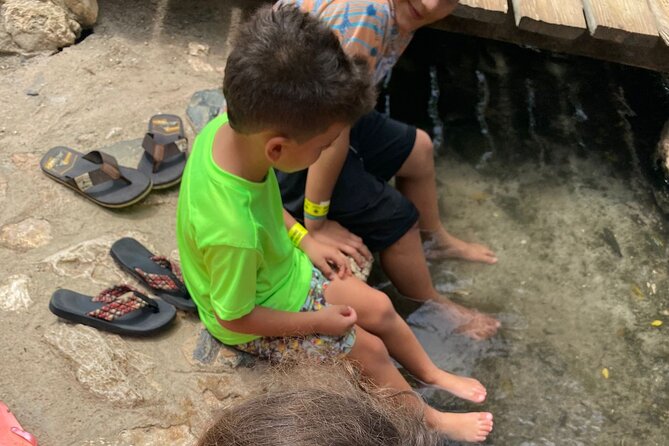 PRIVATE Jeep Safari Natural Pool, Indian Caves & Baby Beach with Snorkeling - Conchi Natural Pool snorkeling: black lava rocks and real splashing