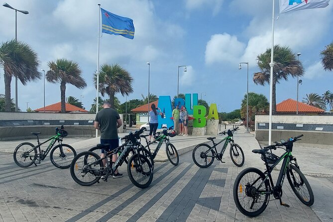 Private Road to San Nicolas Culture Heritage by E-Bike Aruba - Bubali Plas to Eagle Beach: warming up with Aruba’s greener edges