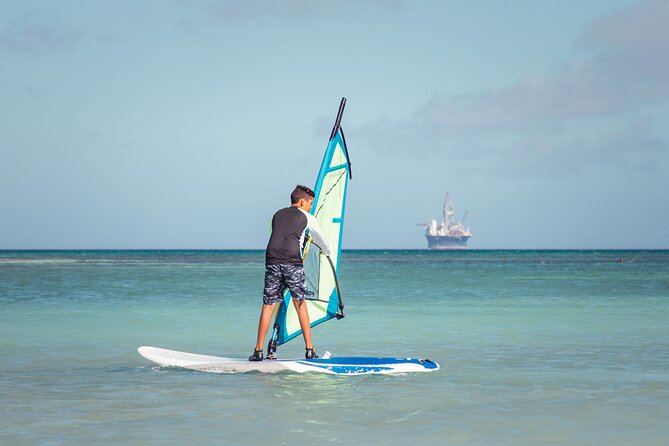 Private Windsurfing Lessons in Aruba - The Second Hour: Practice Solo With a Coach Watching
